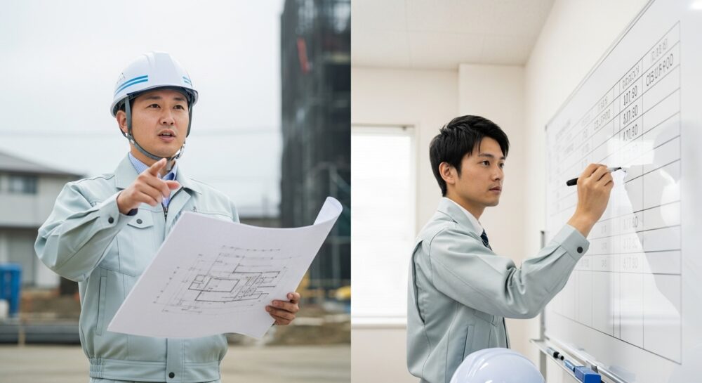 施工管理と工程管理の違い